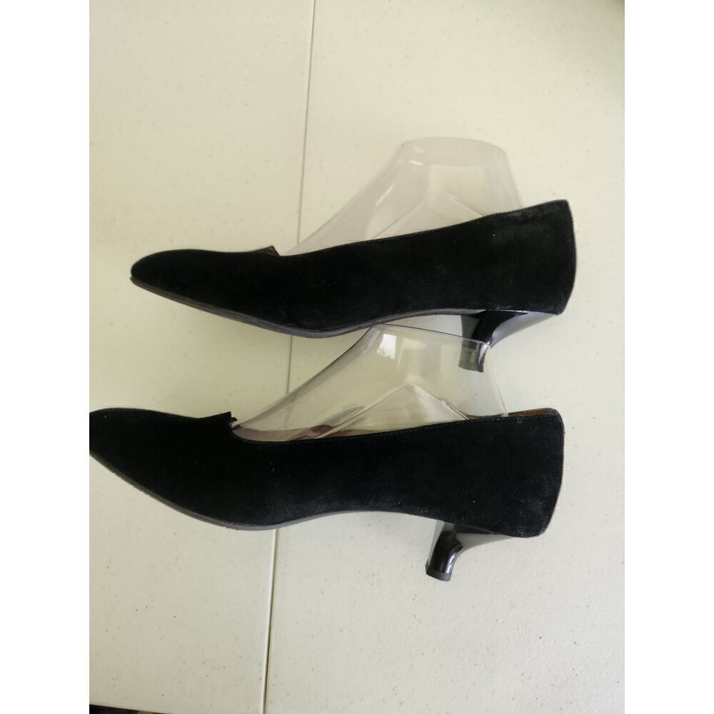 L'Amour des Pieds Women's Kavan Pump Black Kid Suede Sz 10 Careerwear luxury - Picture 3 of 10